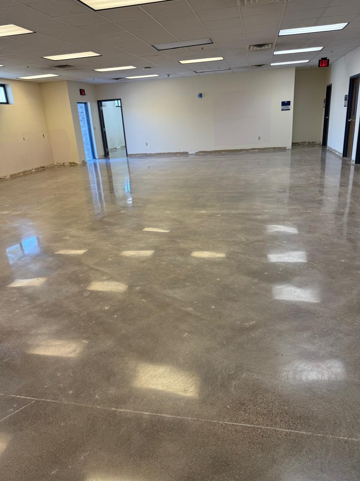 AMR Concrete Coatings floor, finished